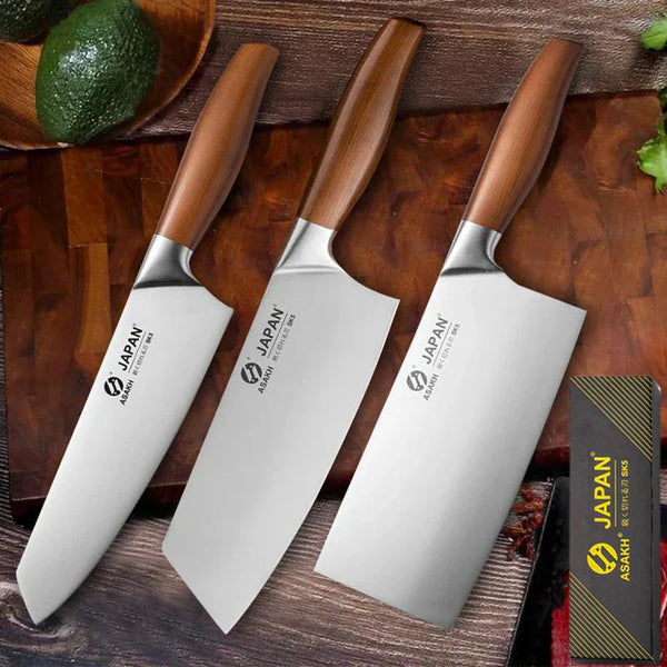Japanese Kitchen Knife Meat Fish Slicing Vegetable Cutter Butcher Cleaver Sashimi Cooking Utility Knife Professional Chef Knives