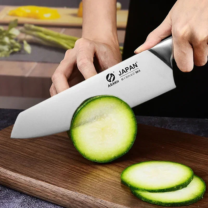 Japanese Kitchen Knife Meat Fish Slicing Vegetable Cutter Butcher Cleaver Sashimi Cooking Utility Knife Professional Chef Knives