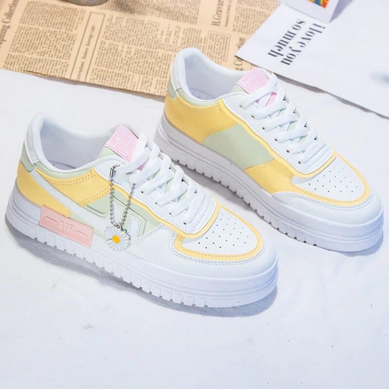 2020 Summer Women Sneakers White Tennis Women Shoes Canvas Slip on Female Row Shoes Platform Flats Casual Ladies Vulcanize Shoes