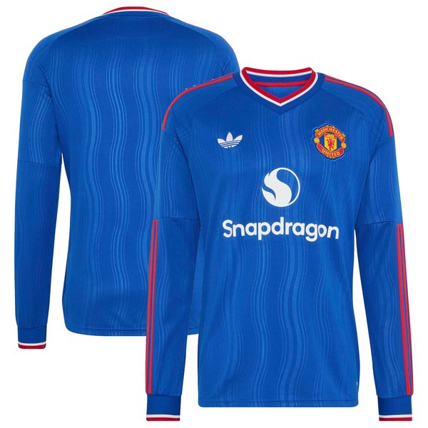 Manchester United adidas 2026/27 Away Replica Long Sleeve Jersey - Royal