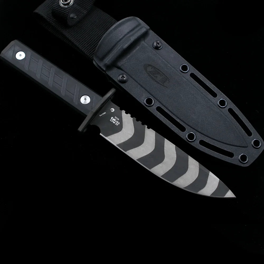 Zero Tolerance 0006 Fixed Blade Field Knife – 6.00" CPM-3V Steel Bead Blast Blade – OD Green G10 Handle