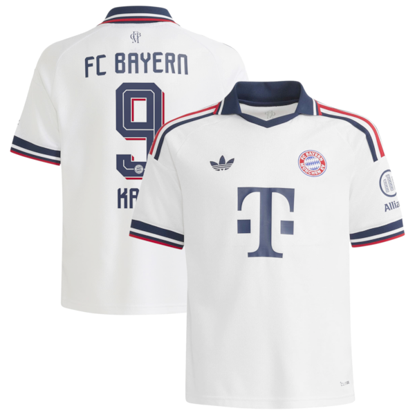 Harry Kane Bayern Munich adidas Youth 2026/27 Away Replica Jersey - White