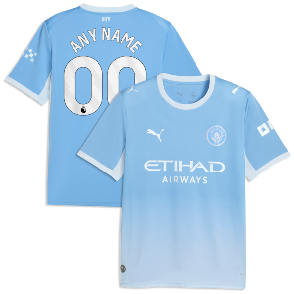 Puma Manchester City 2026/27 Home Replica Custom Jersey Light Blue