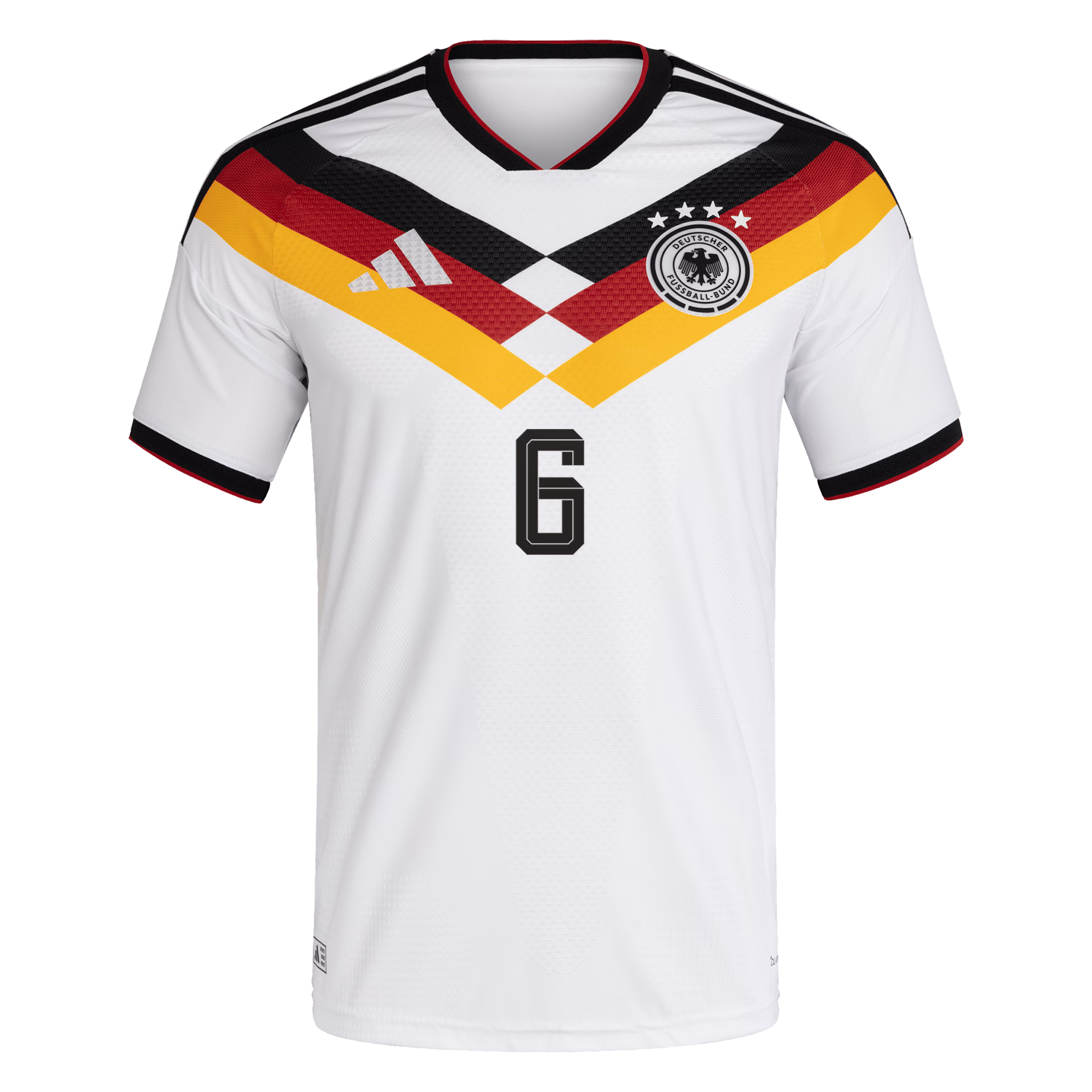 2026 Germany Home Player Jersey #6 - White (Kimmich)