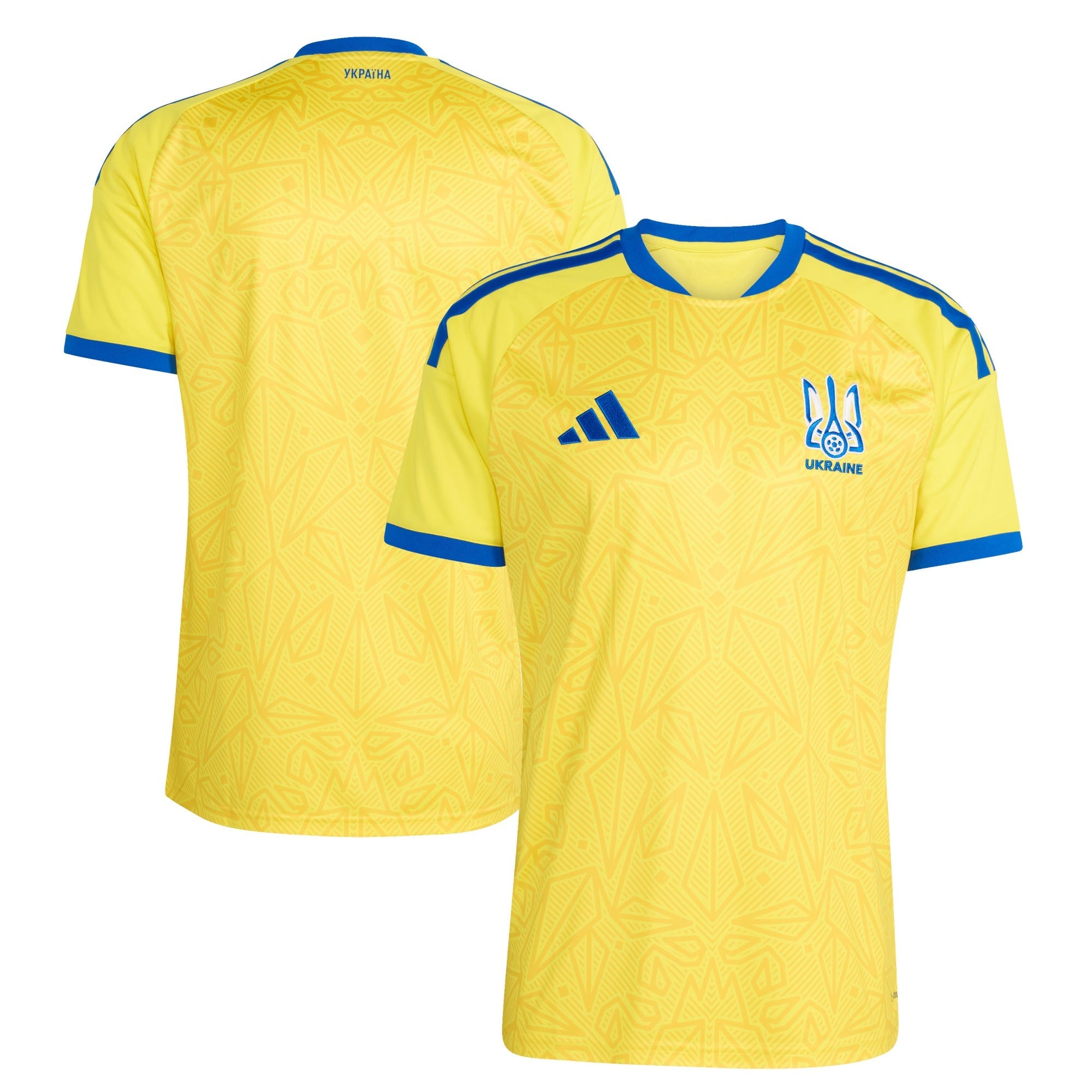 2026 Home Custom Soccer Jersey - Yellow (Ukraine)