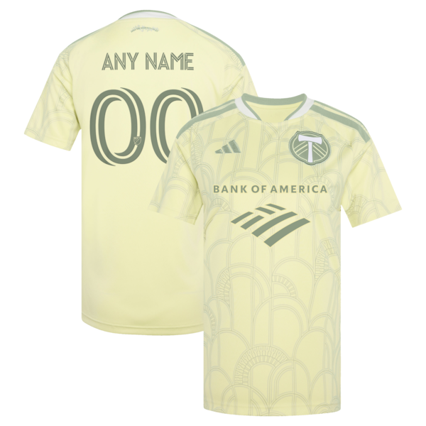 Adidas Portland Timbers 2026 Civic Stadium Kit Replica Custom Jersey Yellow
