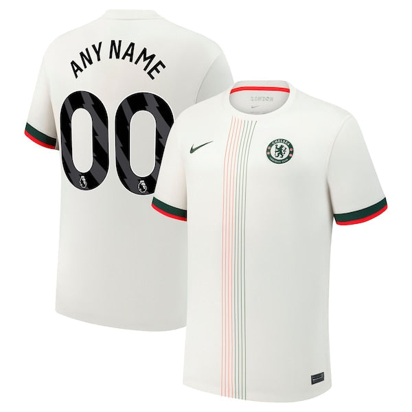 Nike Chelsea 2025/26 Away Replica Custom Jersey Cream
