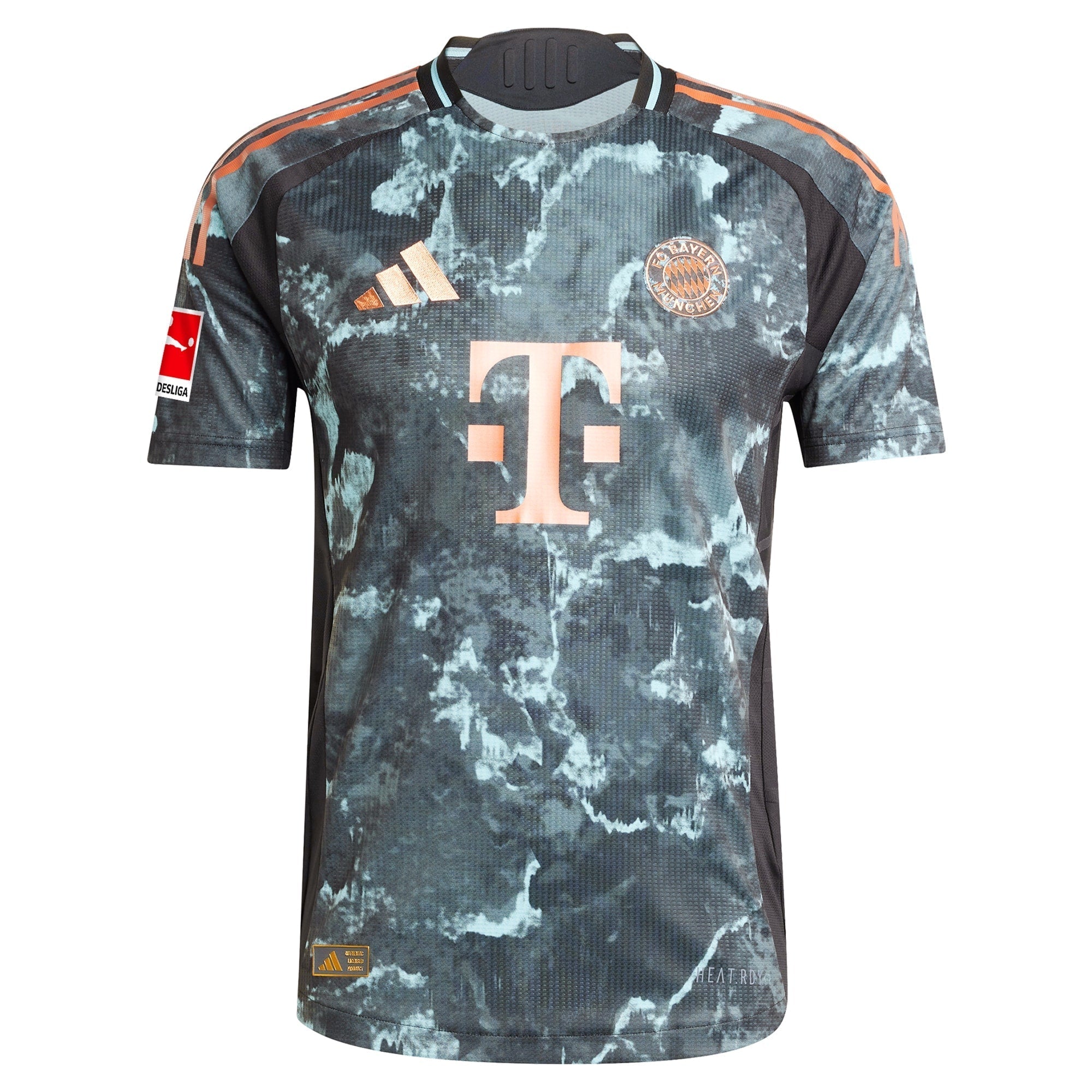 Bayern Munich adidas 2024/25 Away Custom Authentic T-shirt - Black