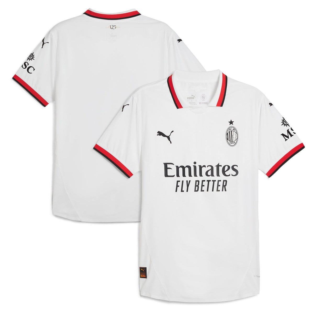 AC Milan Puma 2024/25 Away Authentic T-shirt - White