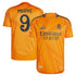 Kylian Mbappé Real Madrid adidas 2024/25 Away Authentic T-shirt - Orange
