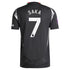 Bukayo Saka Arsenal adidas 2024/25 Away Player Authentic T-shirt - Black