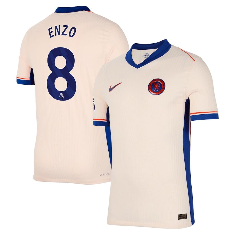 Enzo Fernández Chelsea Nike 2024/25 Away Player Authentic T-shirt - Orange