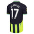 Kevin De Bruyne Manchester City Puma 2024/25 Away Player Authentic T-shirt - Navy