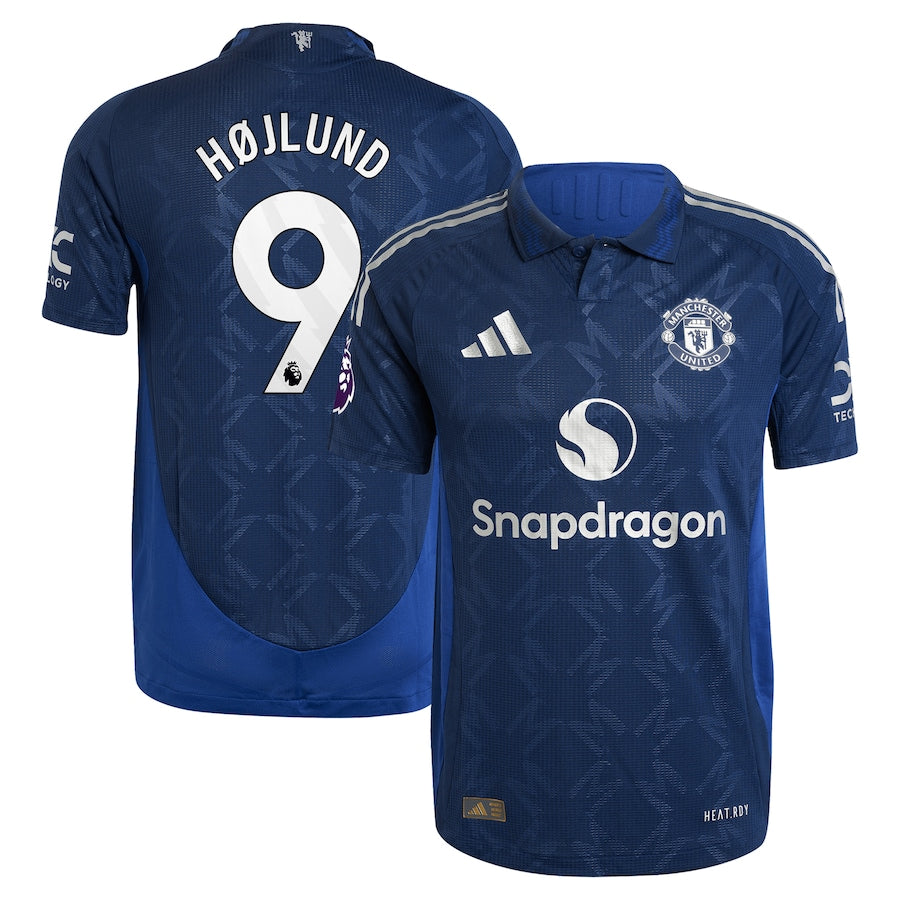 Rasmus Højlund Manchester United adidas 2024/25 Away Player Authentic T-shirt - Navy