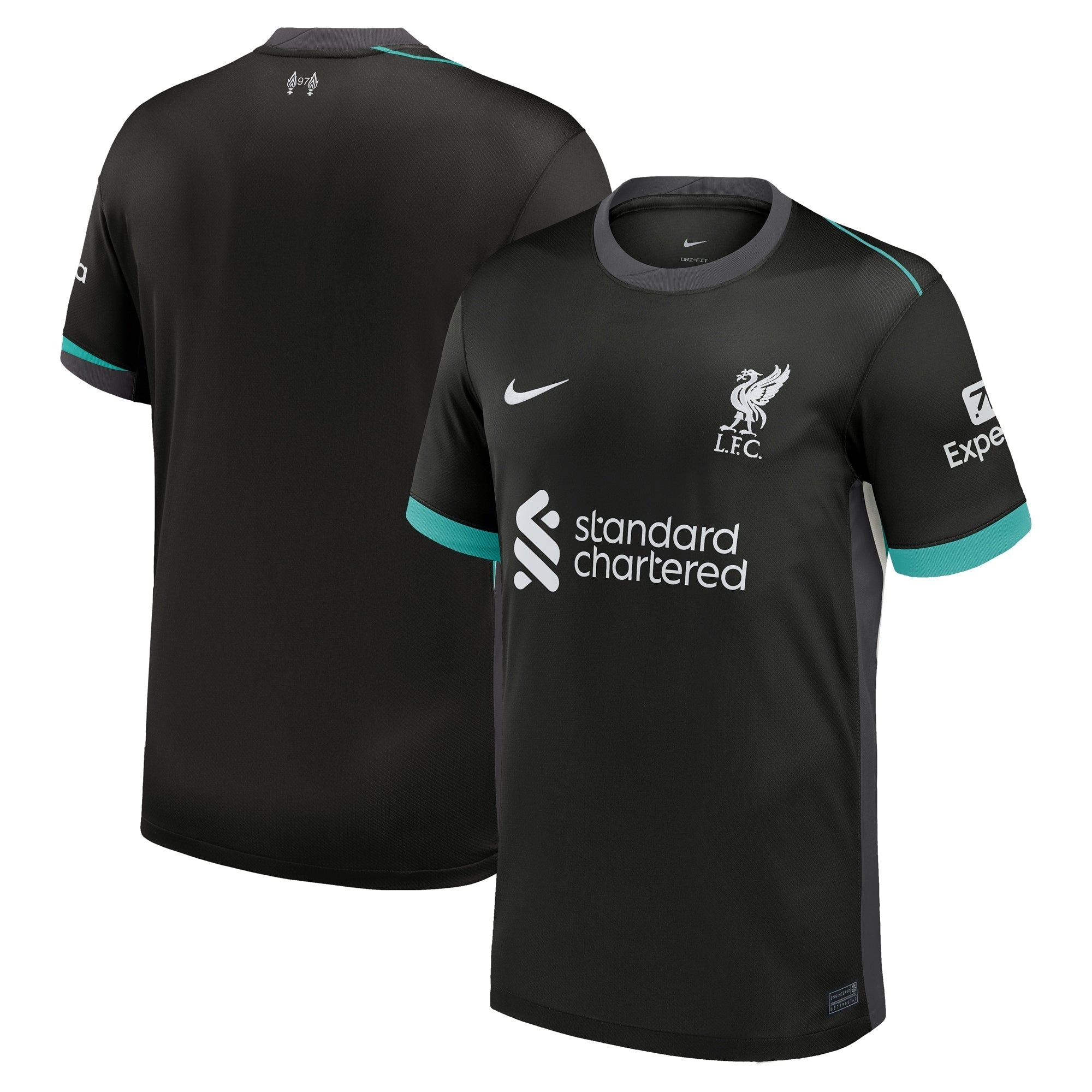 Liverpool Nike 2024/25 Away Blank Authentic T-shirt - Forest Green
