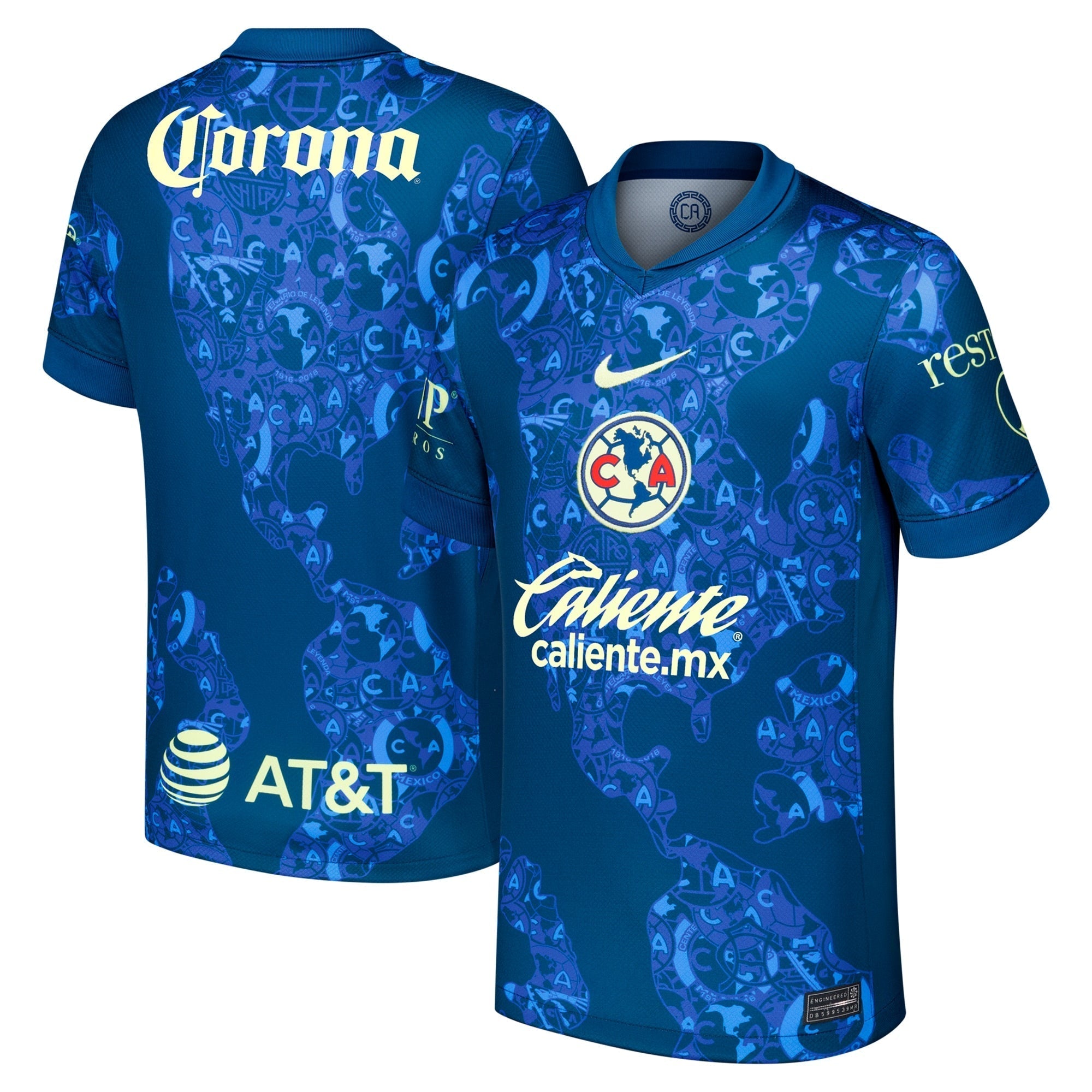 Club America Nike 2024/25 Away Authentic T-shirt - Blue