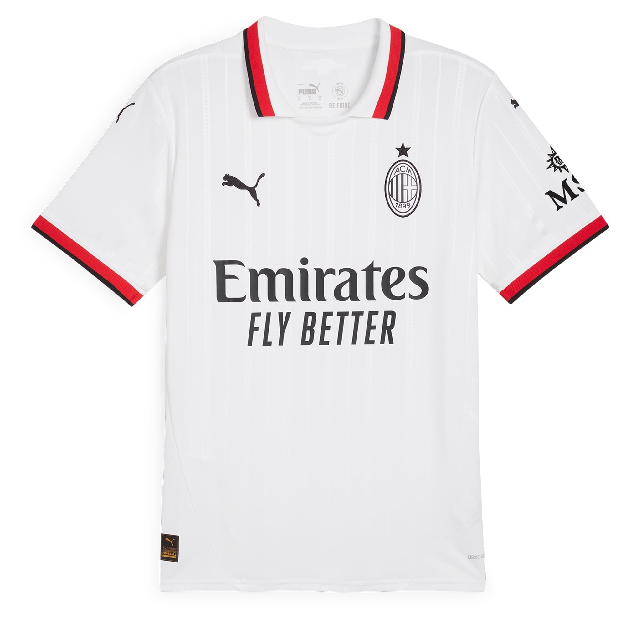 AC Milan Puma 2024/25 Away Authentic T-shirt - White