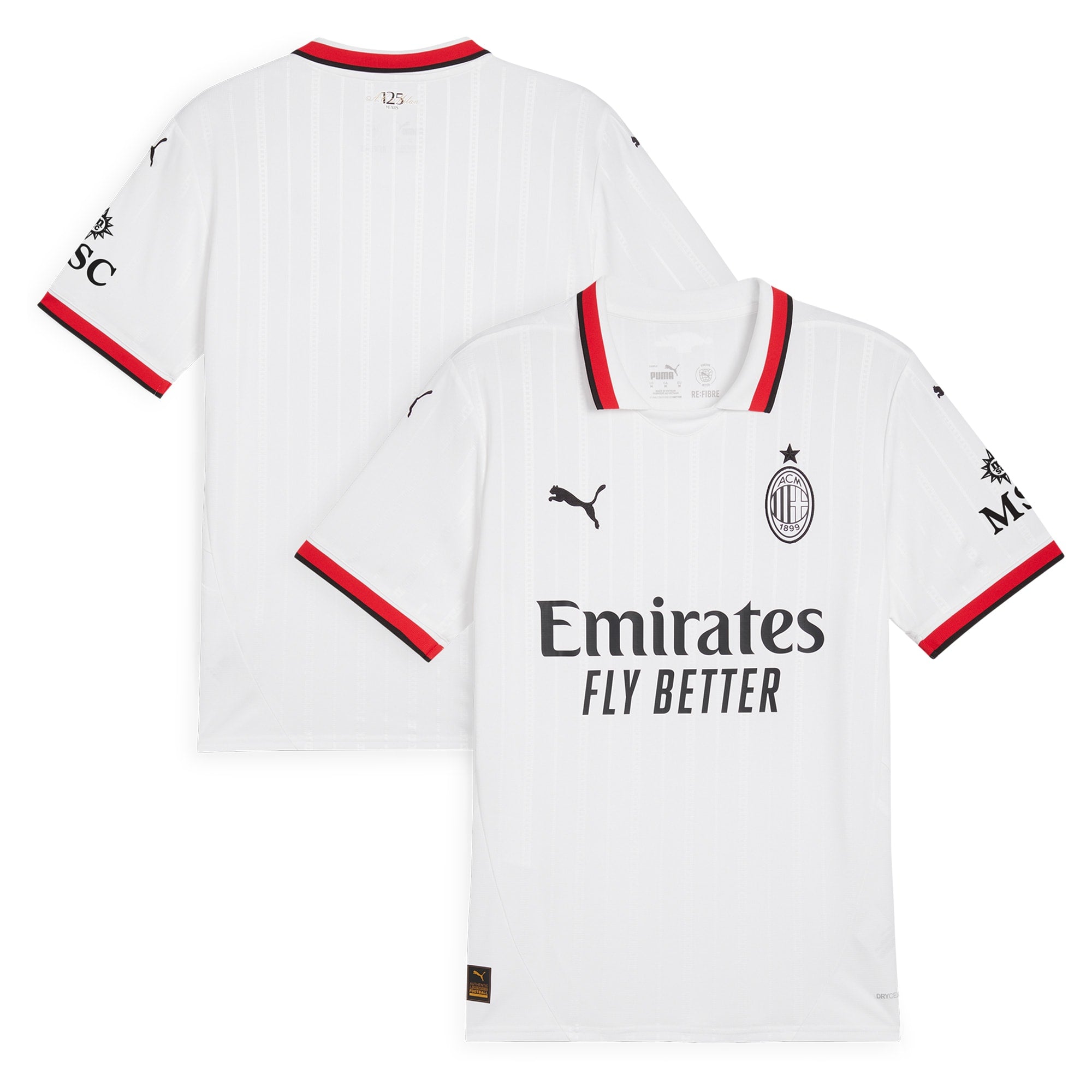 AC Milan Puma 2024/25 Away Authentic T-shirt - White