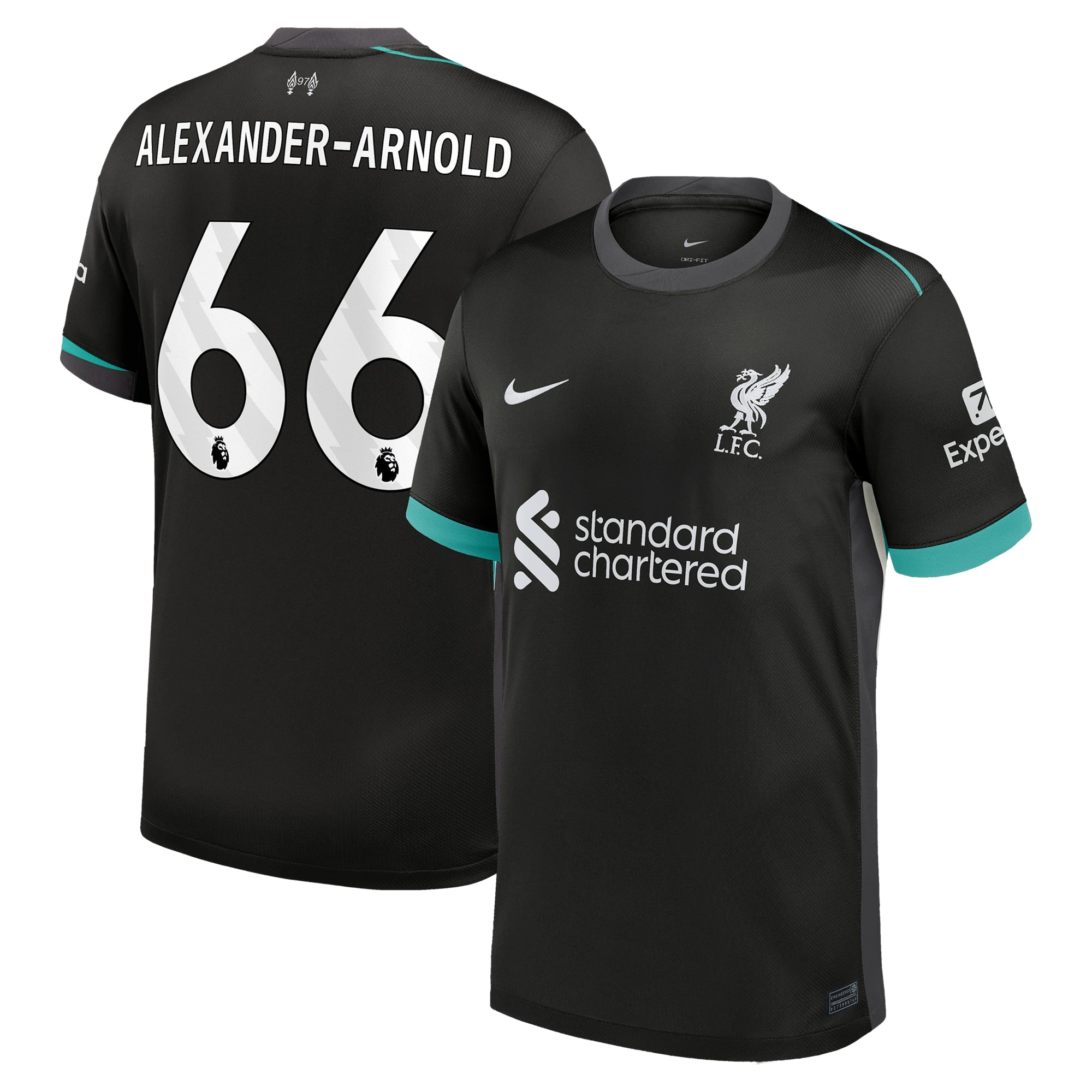 Trent Alexander-Arnold Liverpool Nike 2024/25 Away Authentic T-shirt - Forest Green