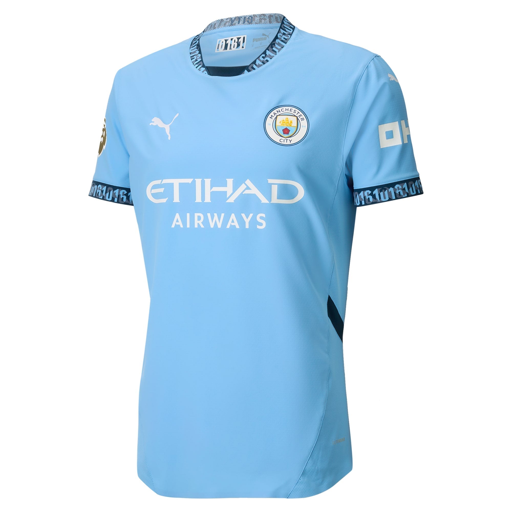 Manchester City Puma 2024/25 Home Authentic T-shirt - Light Blue