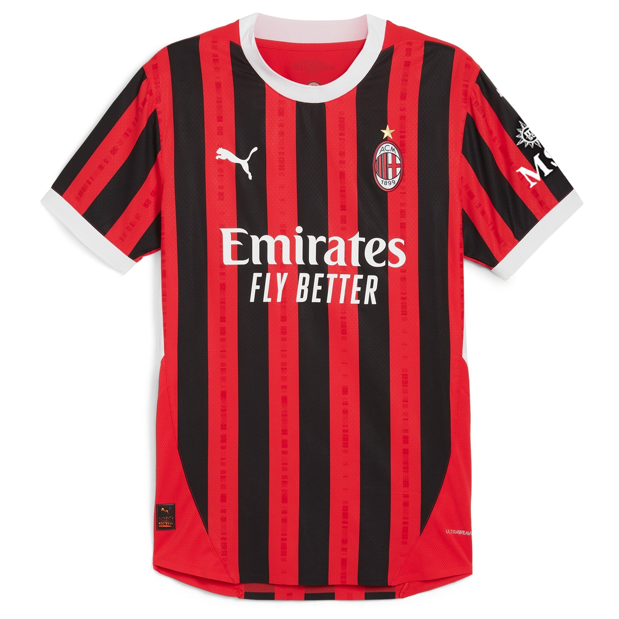 AC Milan Puma 2024/25 Home Authentic T-shirt - Red
