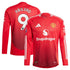 Rasmus Højlund Manchester United adidas 2024/25 Home Long Sleeve Player Authentic T-shirt - Red