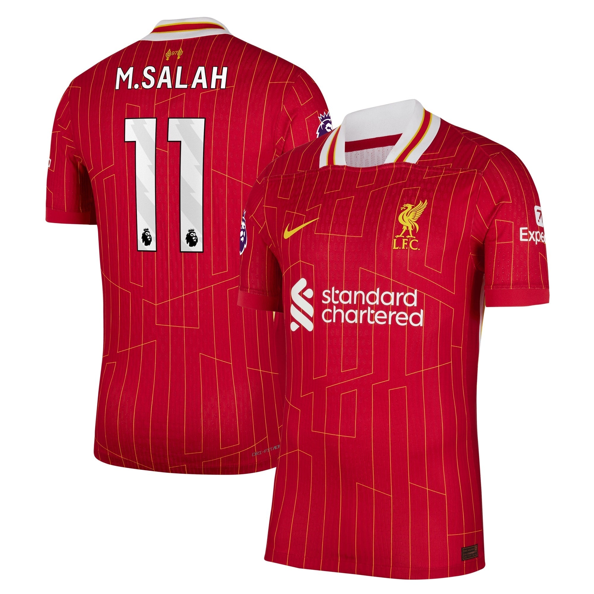 Mohamed Salah Liverpool Nike 2024/25 Home Player Authentic T-shirt – Red