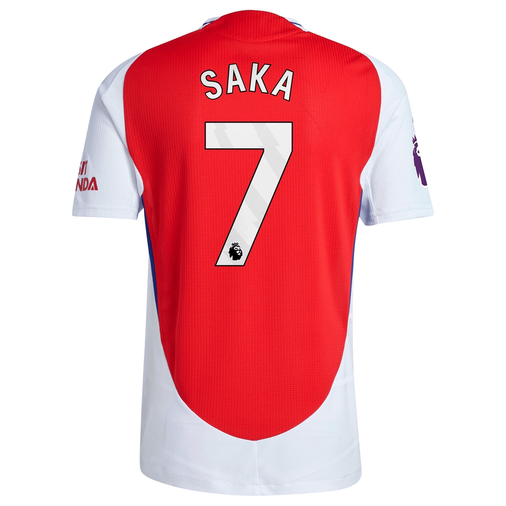 Bukayo Saka Arsenal adidas 2024/25 Home Player Authentic T-shirt – Red