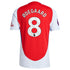 Martin Odegaard Arsenal adidas 2024/25 Home Player Authentic T-shirt – Red