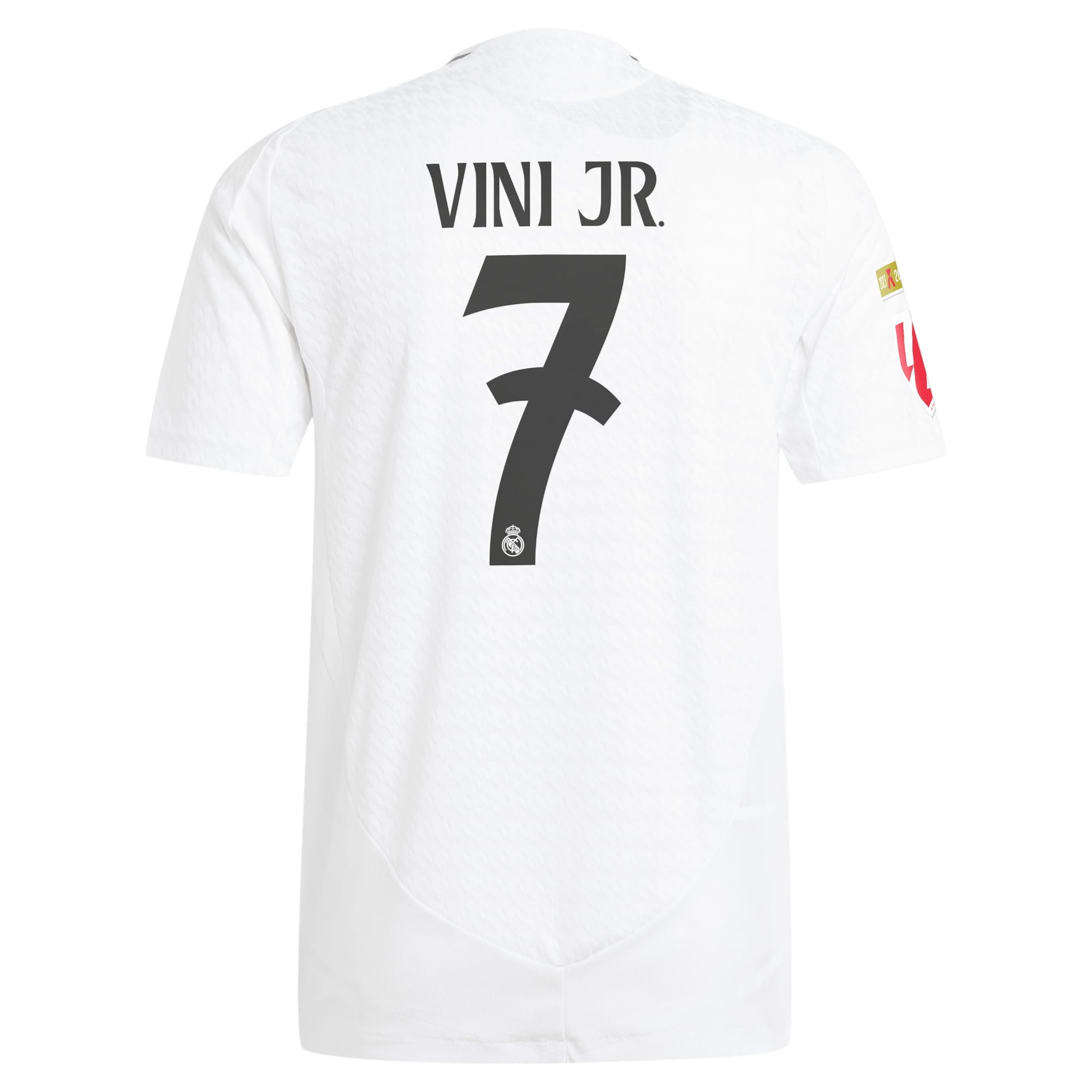 Vini Jr. Real Madrid adidas 2024/25 Home Player Authentic T-shirt - White