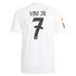 Vini Jr. Real Madrid adidas 2024/25 Home Player Authentic T-shirt - White