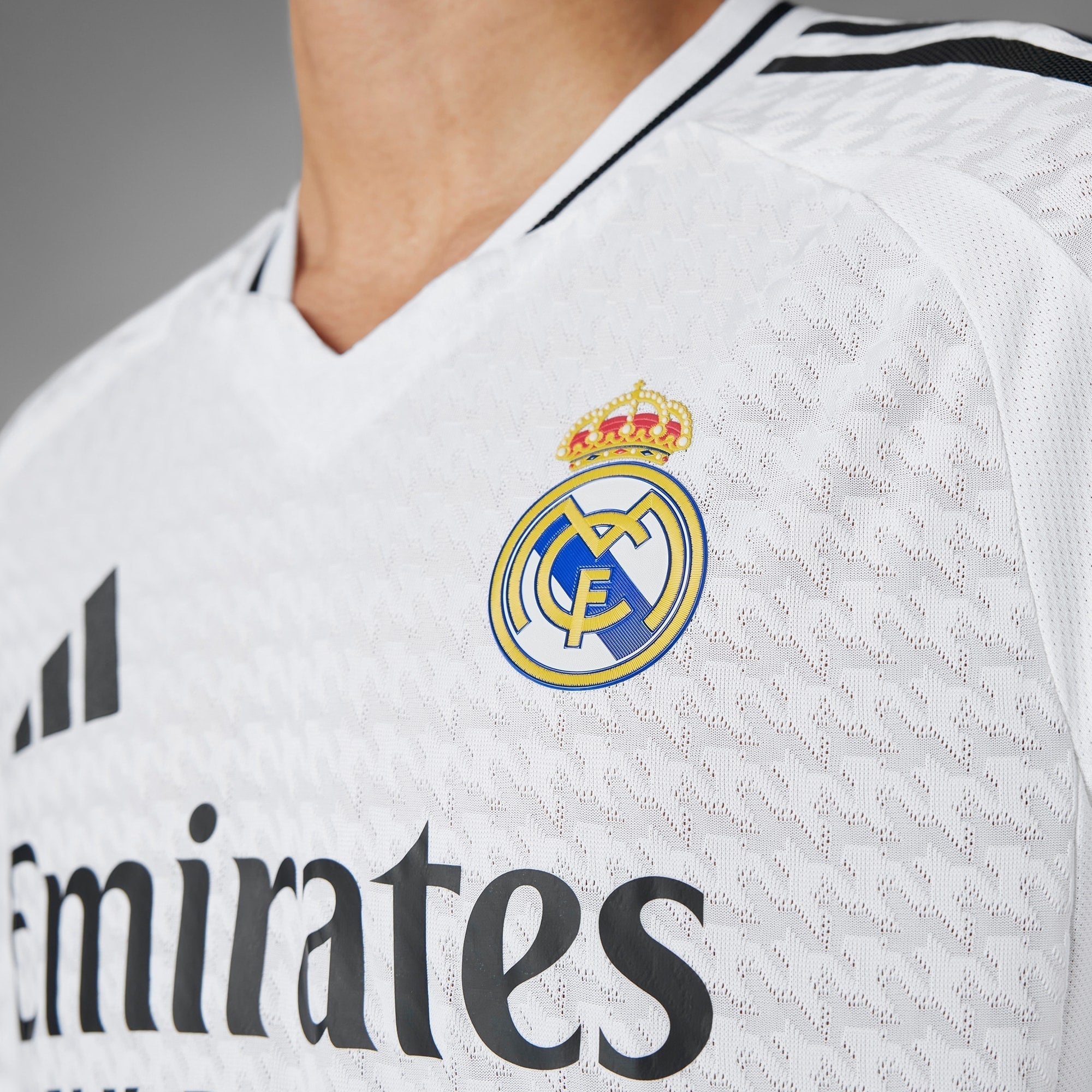 Vini Jr. Real Madrid adidas 2024/25 Home Player Authentic T-shirt - White