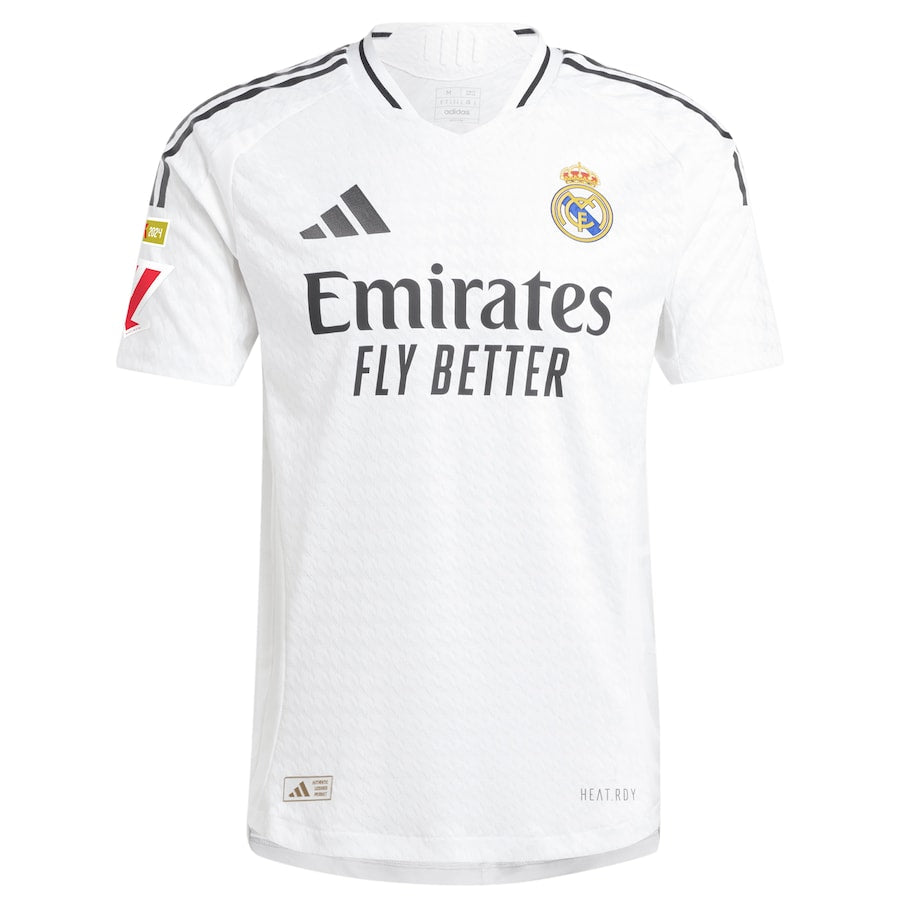 Kylian Mbappé Real Madrid adidas 2024/25 Home Player Authentic T-shirt - White