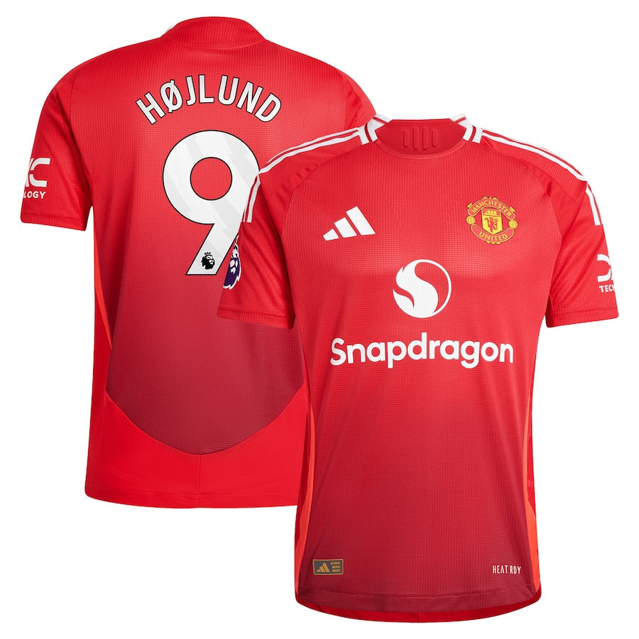 Rasmus Højlund Manchester United adidas 2024/25 Home Player Authentic T-shirt - Red