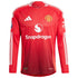Manchester United adidas 2024/25 Home Long Sleeve Patch Authentic T-shirt - Red