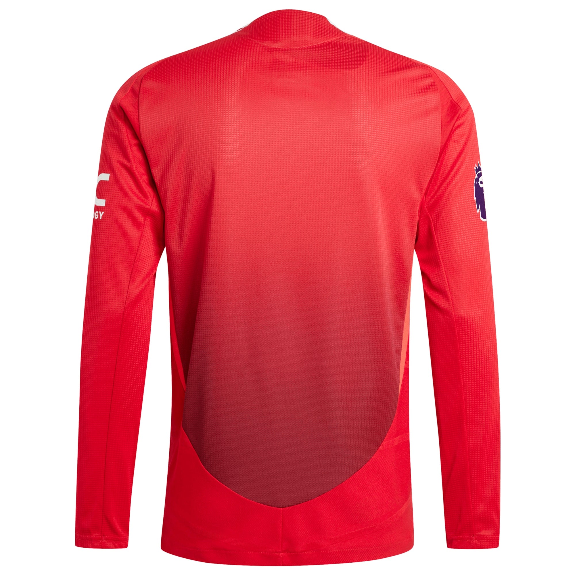 Manchester United adidas 2024/25 Home Long Sleeve Patch Authentic T-shirt - Red