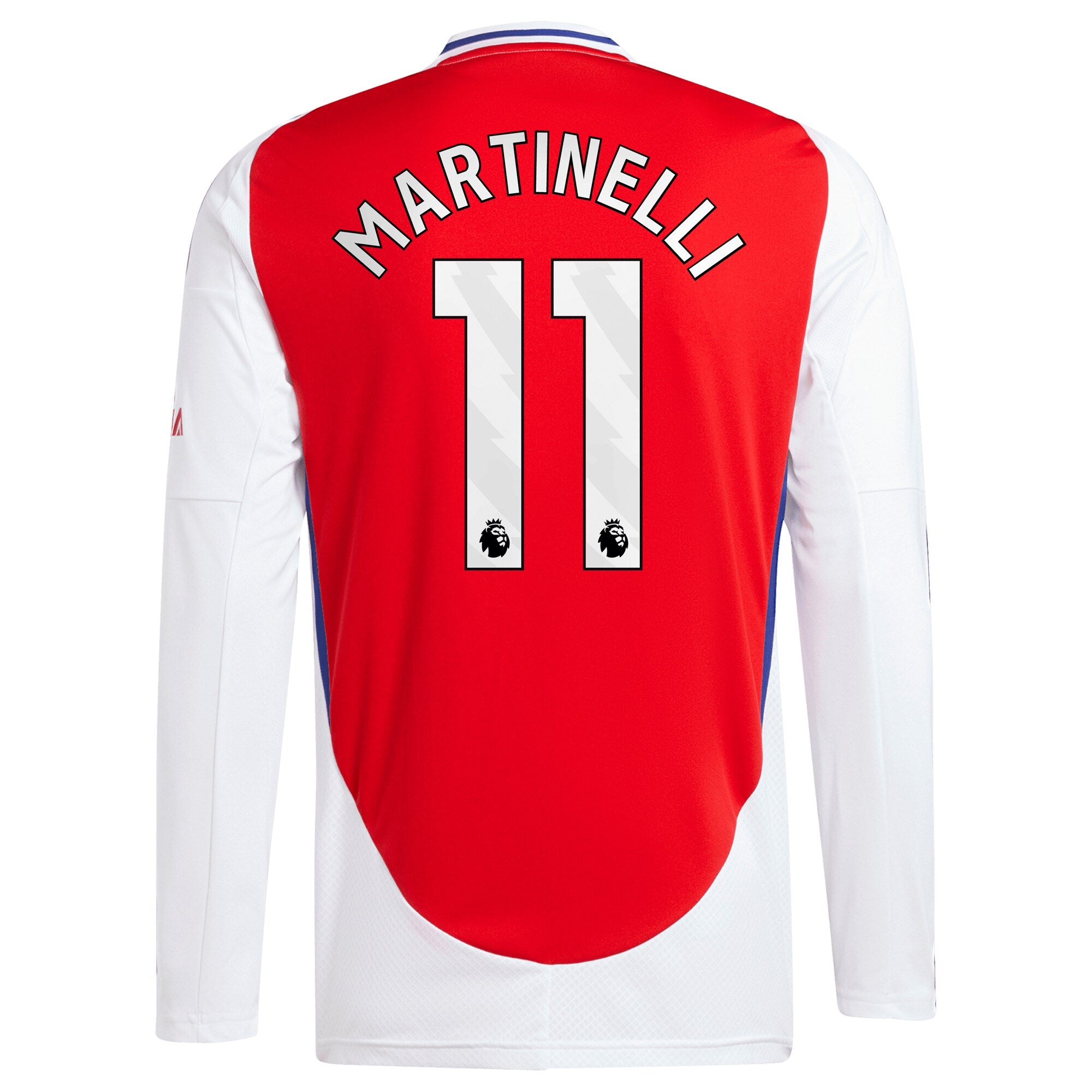 Gabriel Martinelli Arsenal adidas 2024/25 Home Long Sleeve Player Authentic T-shirt – Red