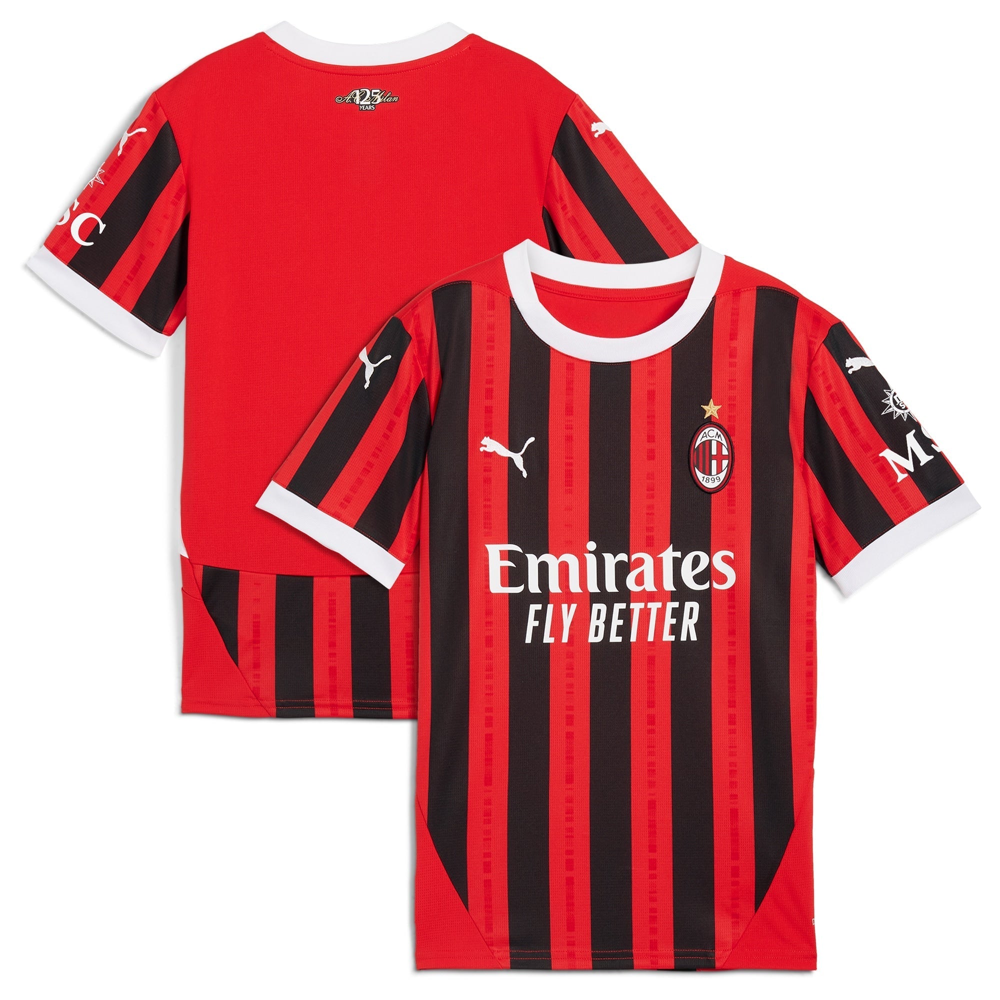 AC Milan Puma 2024/25 Home Authentic T-shirt - Red