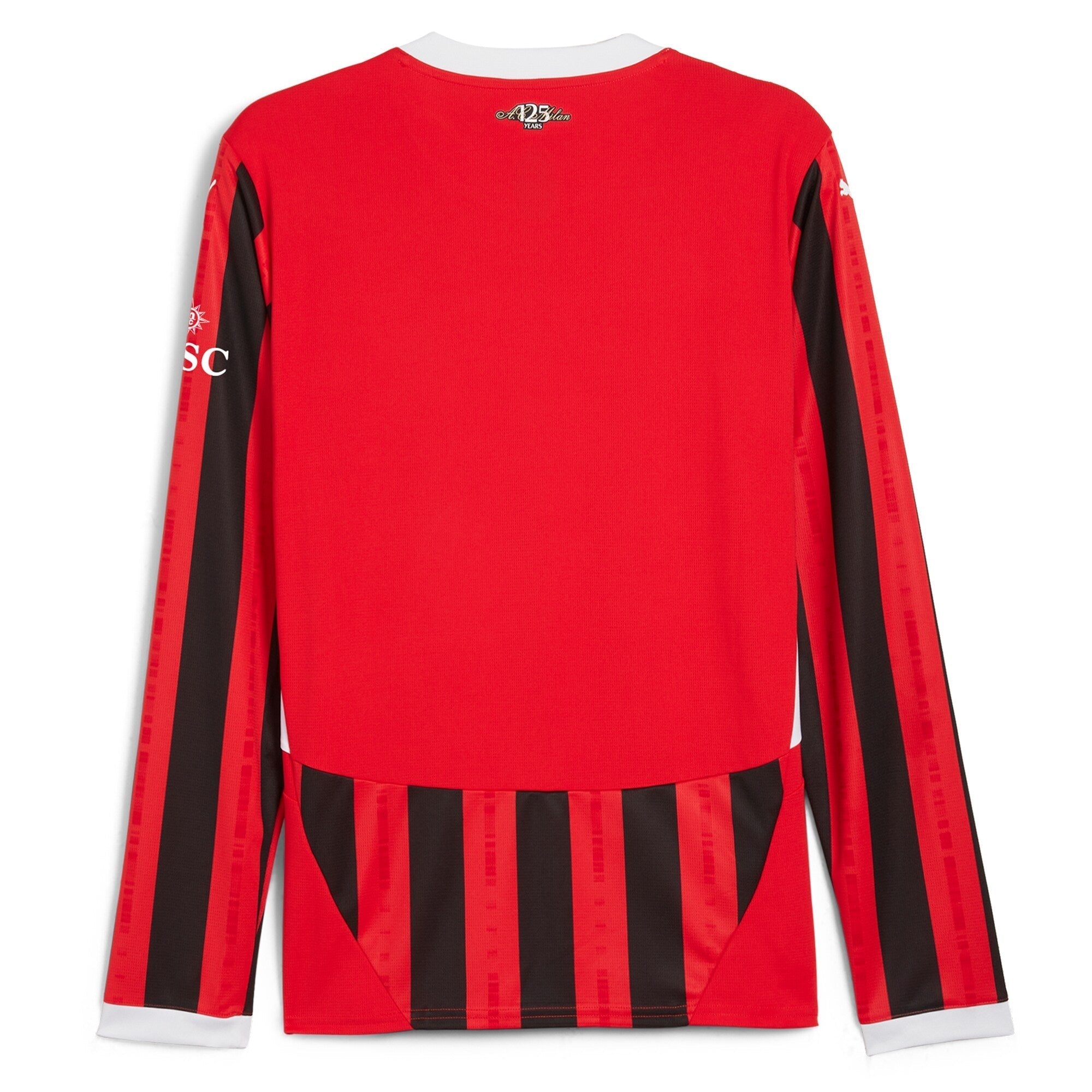 AC Milan Puma 2024/25 Home Long Sleeve Authentic T-shirt - Red