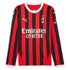 Christian Pulisic AC Milan Puma 2024/25 Home Long Sleeve Player Authentic T-shirt - Red