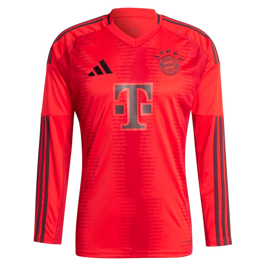 Thomas Müller Bayern Munich adidas 2024/25 Home Long Sleeve Player Authentic T-shirt - Red