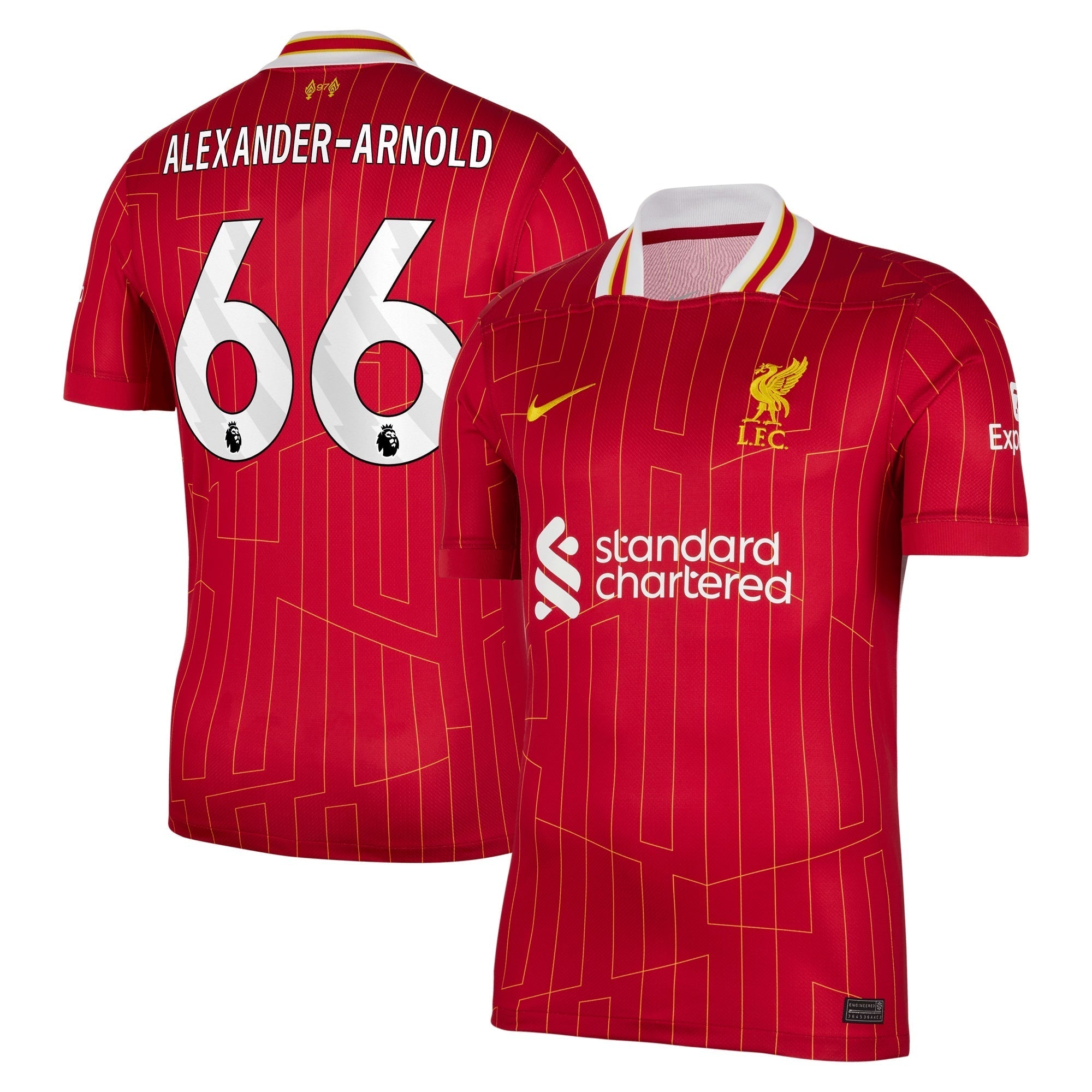 Trent Alexander-Arnold Liverpool Nike 2024/25 Home Player Authentic T-shirt – Red