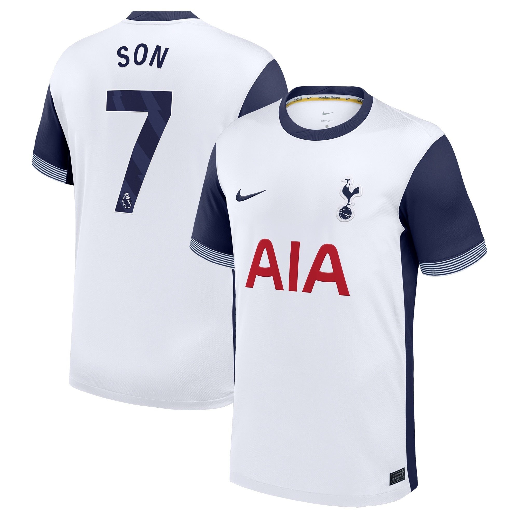 Son Heung-Min Tottenham Hotspur Nike 2024/25 Home Player Authentic T-shirt - White
