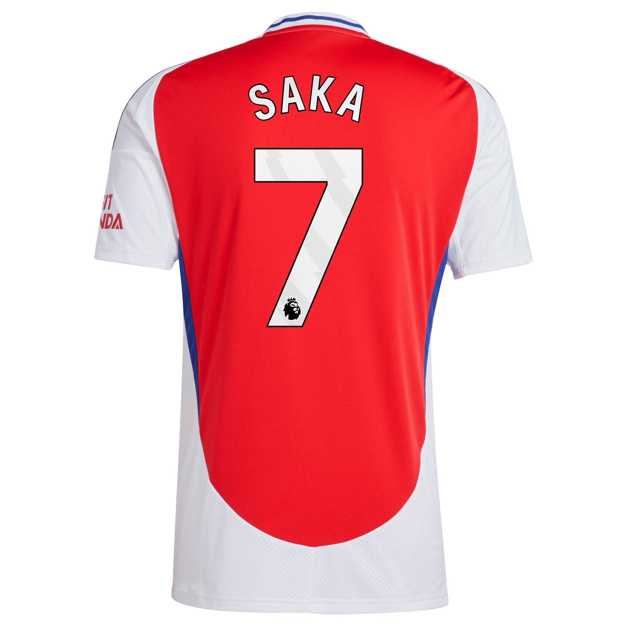 Bukayo Saka Arsenal adidas 2024/25 Home Player Authentic T-shirt – Red