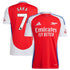 Bukayo Saka Arsenal adidas 2024/25 Home Player Authentic T-shirt – Red