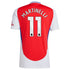 Gabriel Martinelli Arsenal adidas 2024/25 Home Player Authentic T-shirt – Red