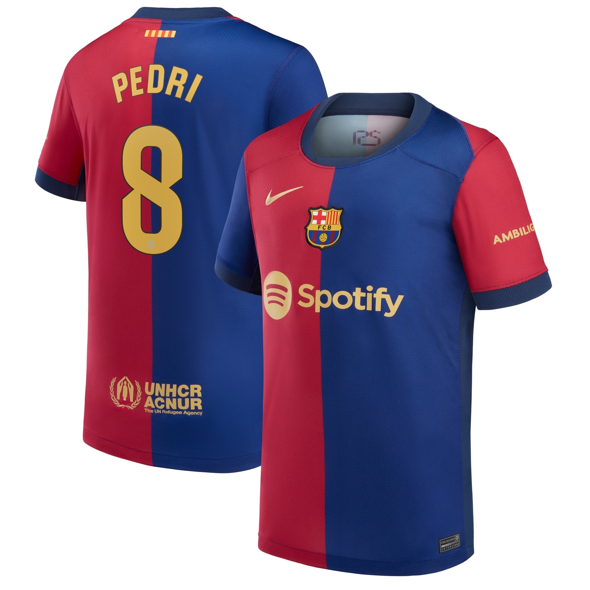 Pedri Barcelona Nike 2024/25 Home Player Authentic T-shirt - Royal