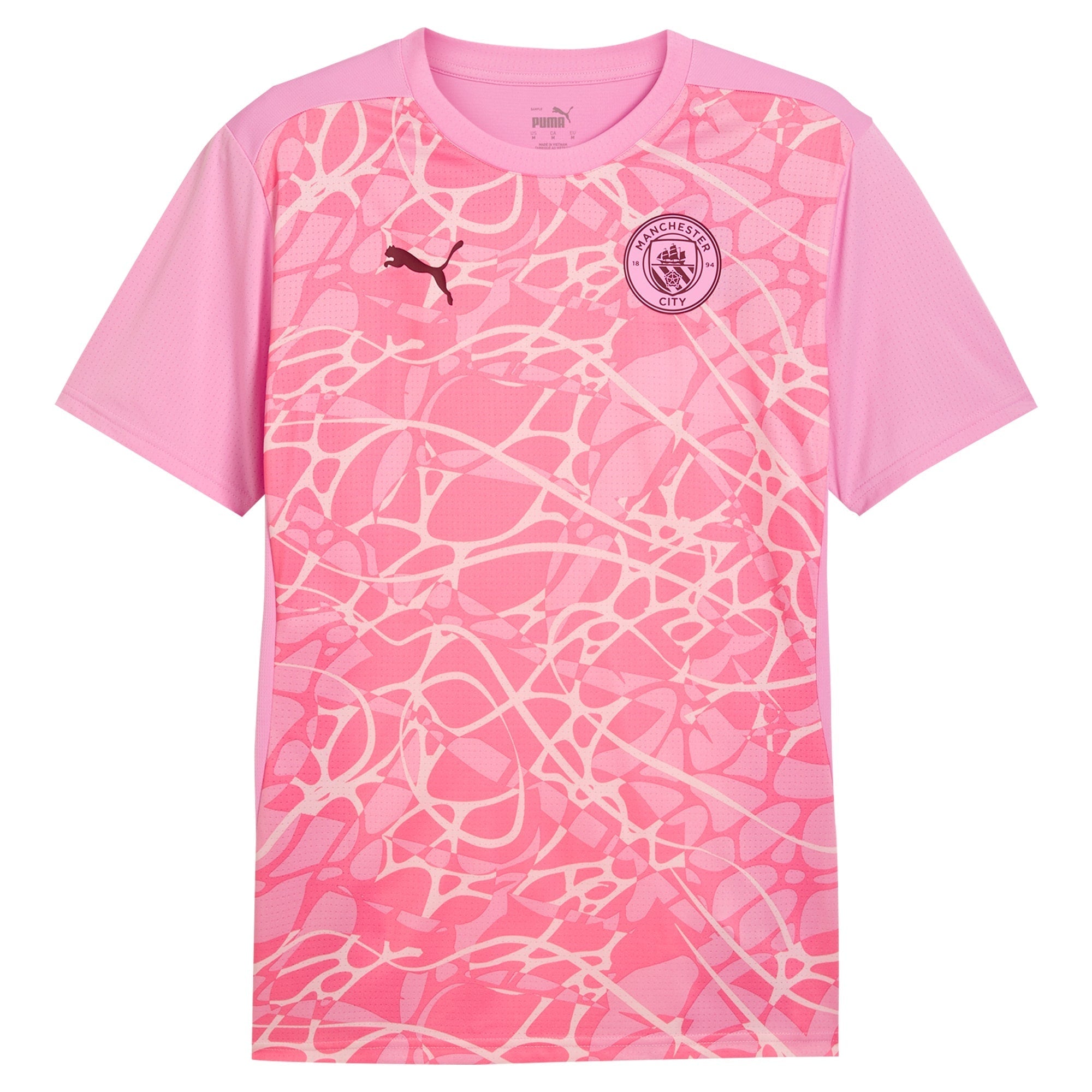 Manchester City Puma 2024/25 Pre-Match Authentic T-shirt - Pink
