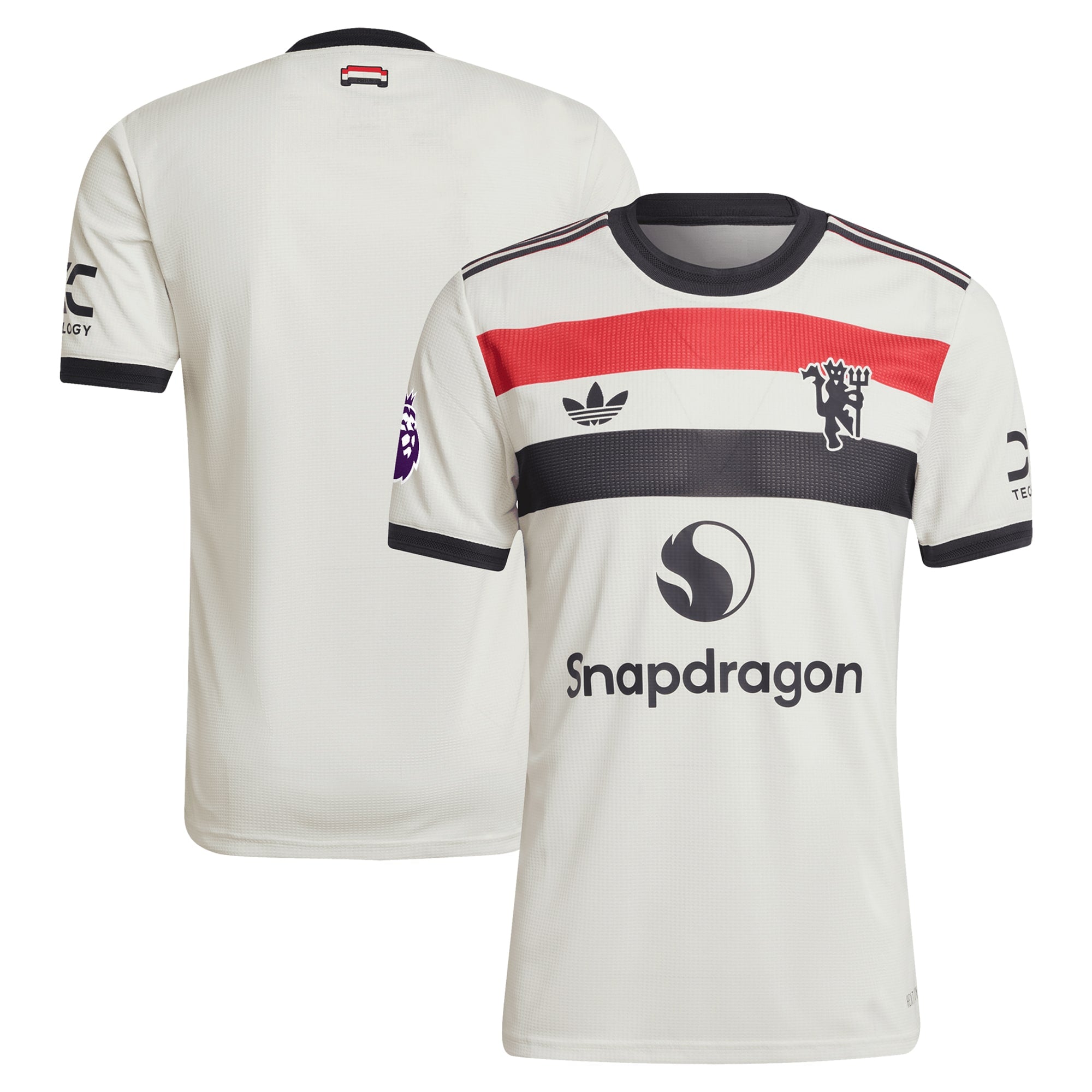 Manchester United adidas Originals 2024/25 Third Authentic T-shirt - Cream