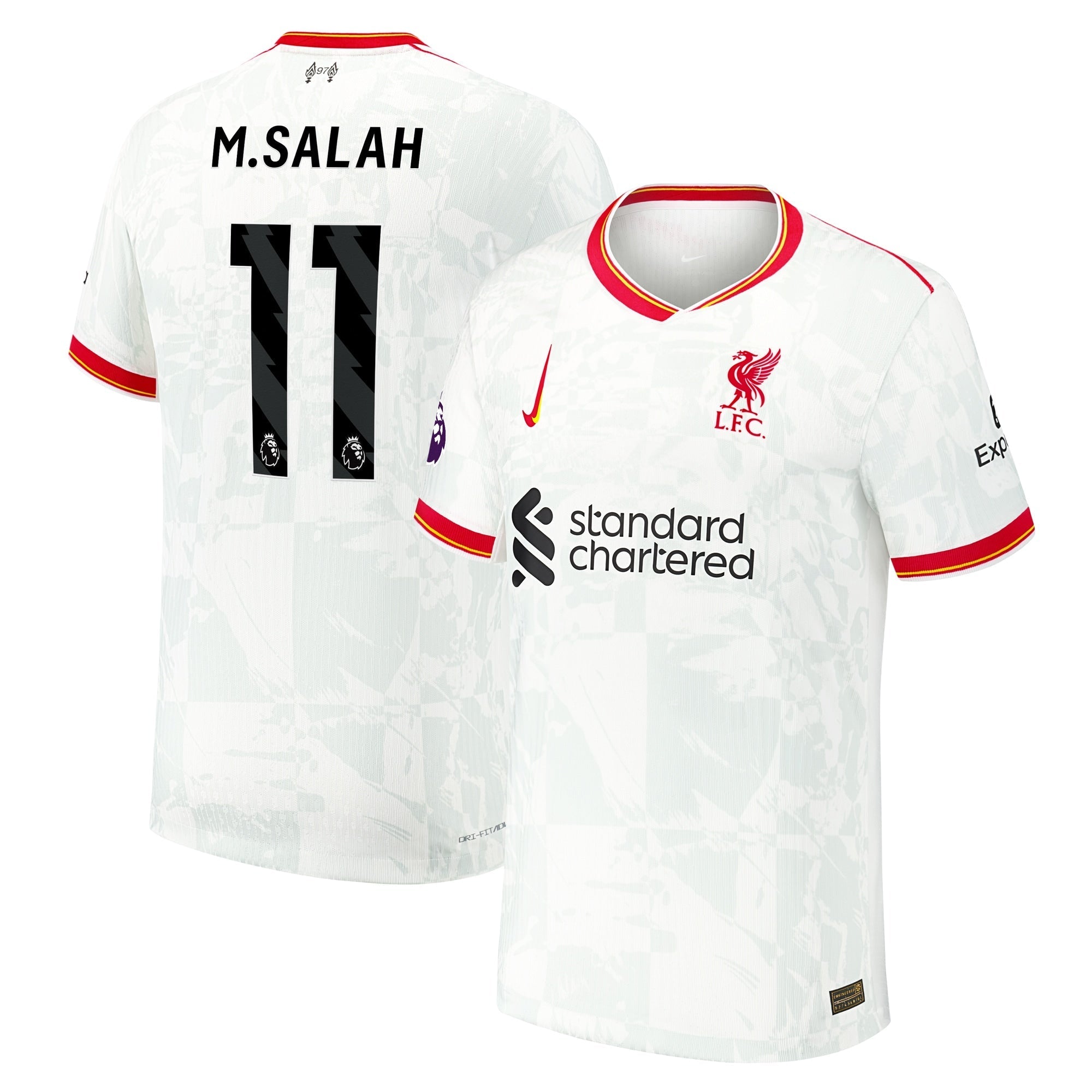 Mohamed Salah Liverpool Nike 2024/25 Third Authentic T-shirt - White
